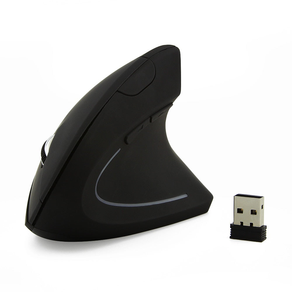 CHYI Wireless Mouse Ergonomic Optical 2.4G 800/1200/1600DPI