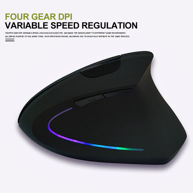 NEW Wireless Mouse Ergonomic Optical 2.4G 800/1200/1600DPI